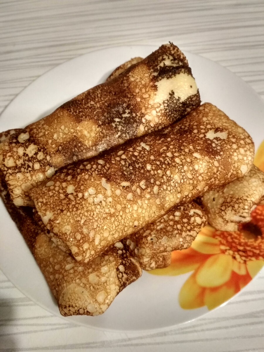  Вкусные блины с мясом