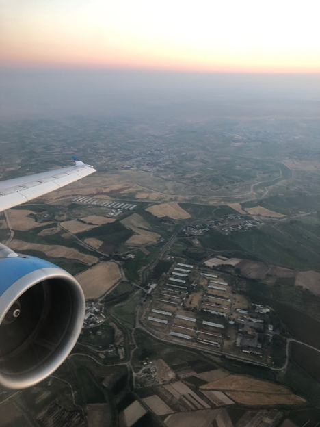 Вид из иллюминатора место 1А 