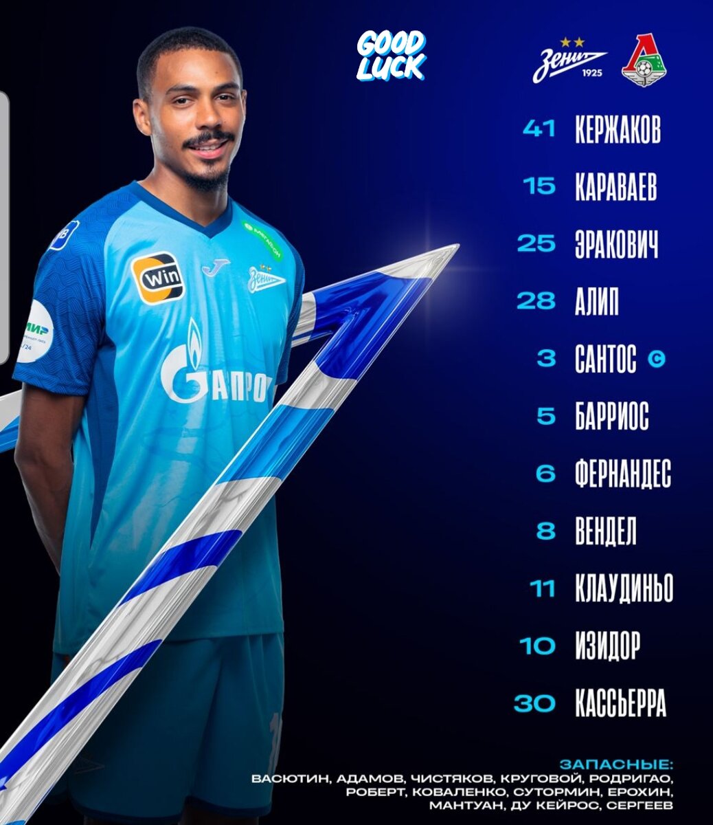 Состав "Зенита"