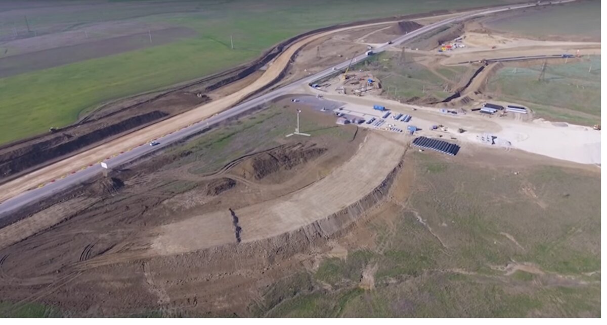 Рисунок 1 - Строительство автомобильной дороги "Таврида"