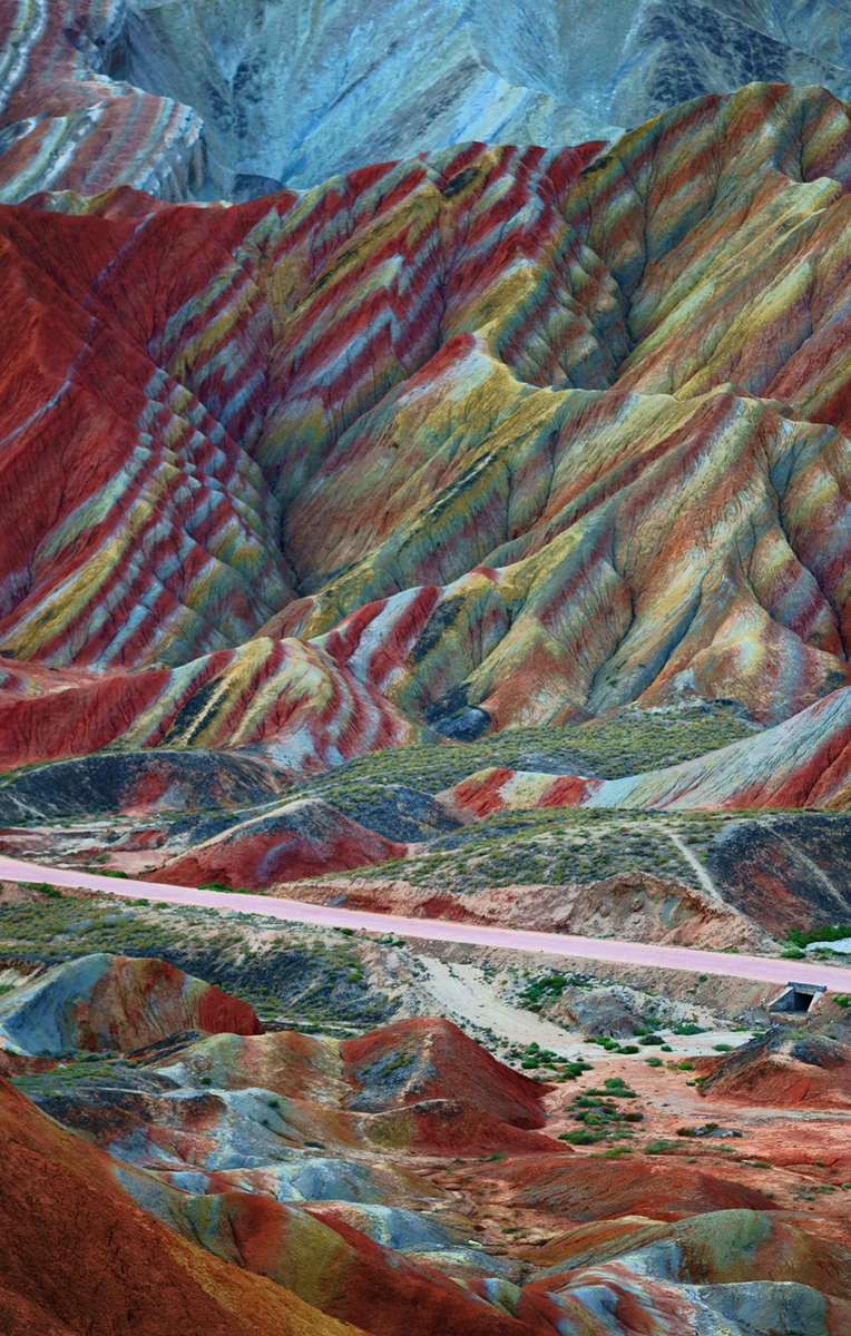 Zhangye Danxia Geopark, Китай
