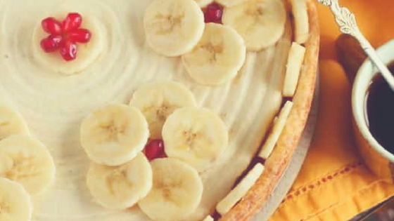Бананово-творожный пирог