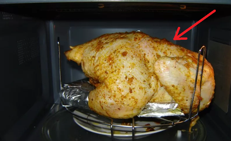 Курица в микроволновке