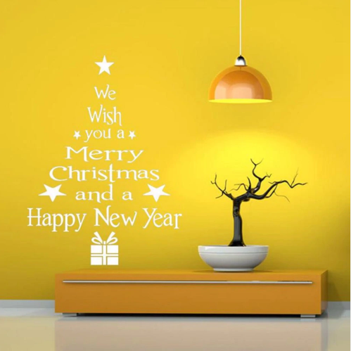 Новогодние ПВХ наклейки, 2019