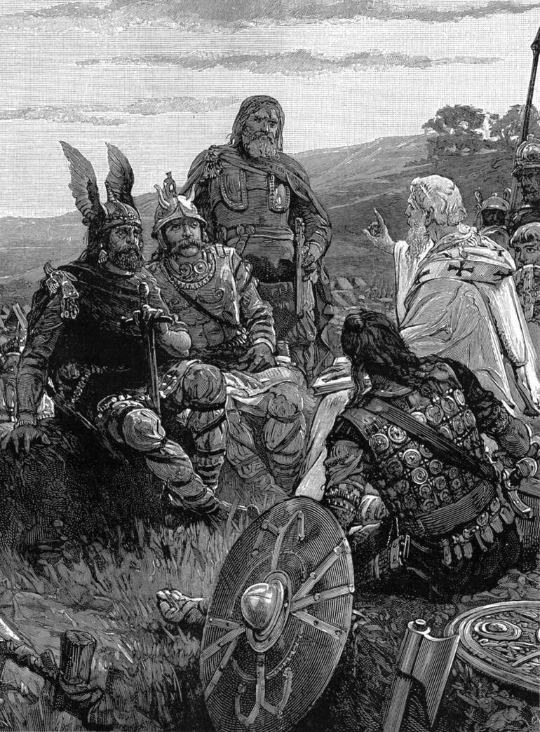 Епископ Вульфила объясняет готам Евангелие. Источник изображения: wikipedia.org