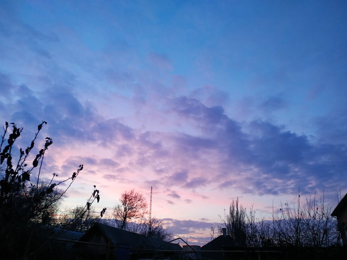 7:14 утра .рассвет.