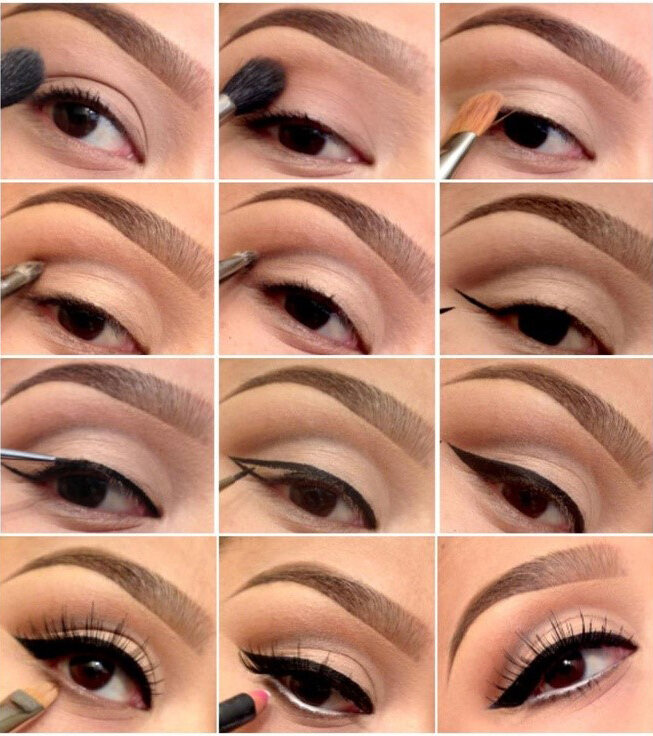 «Smoky eyes» макияж