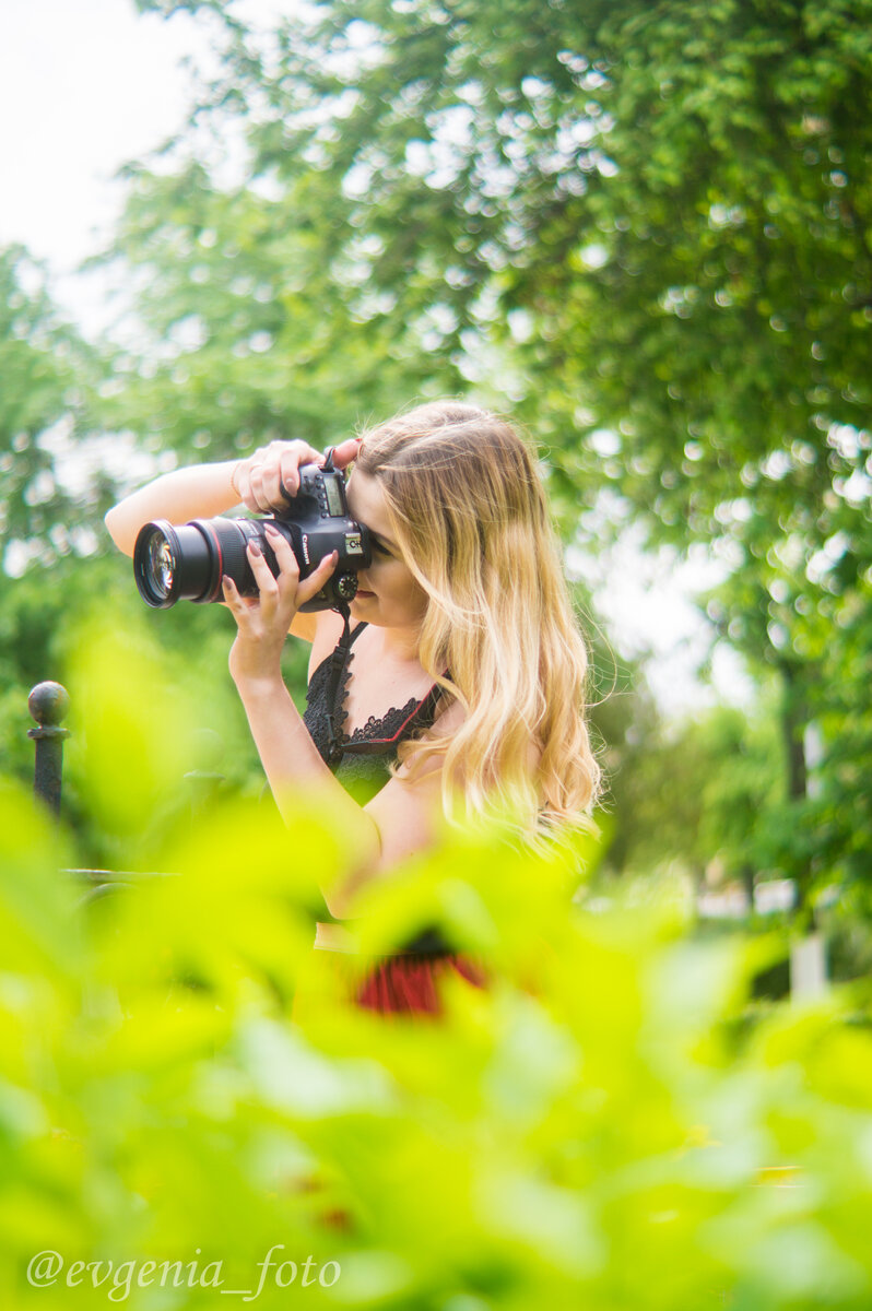 Фотограф в работе 