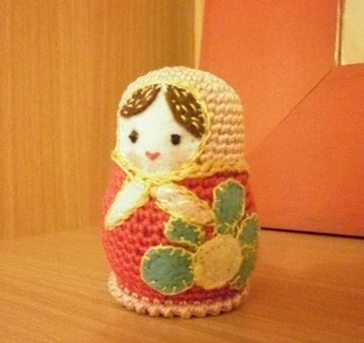 Матрешка вязаная