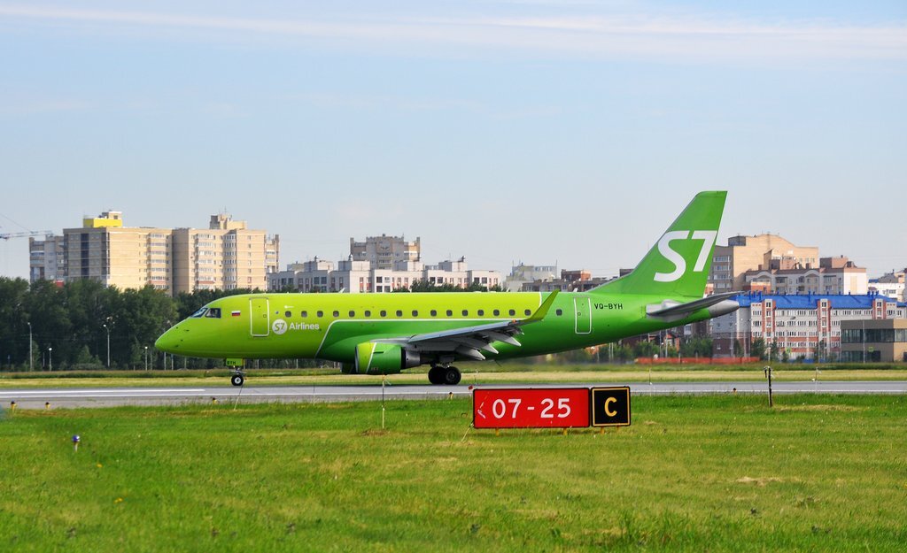 1. Сибирь из Толмачево. VQ-BYH - S7 - Siberia Airlines - Embraer ERJ-170SU (ERJ-170-100 SU)

