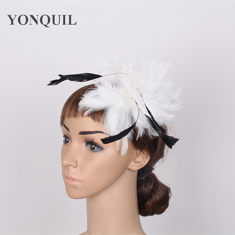 Головной убор из перьев "цветок"