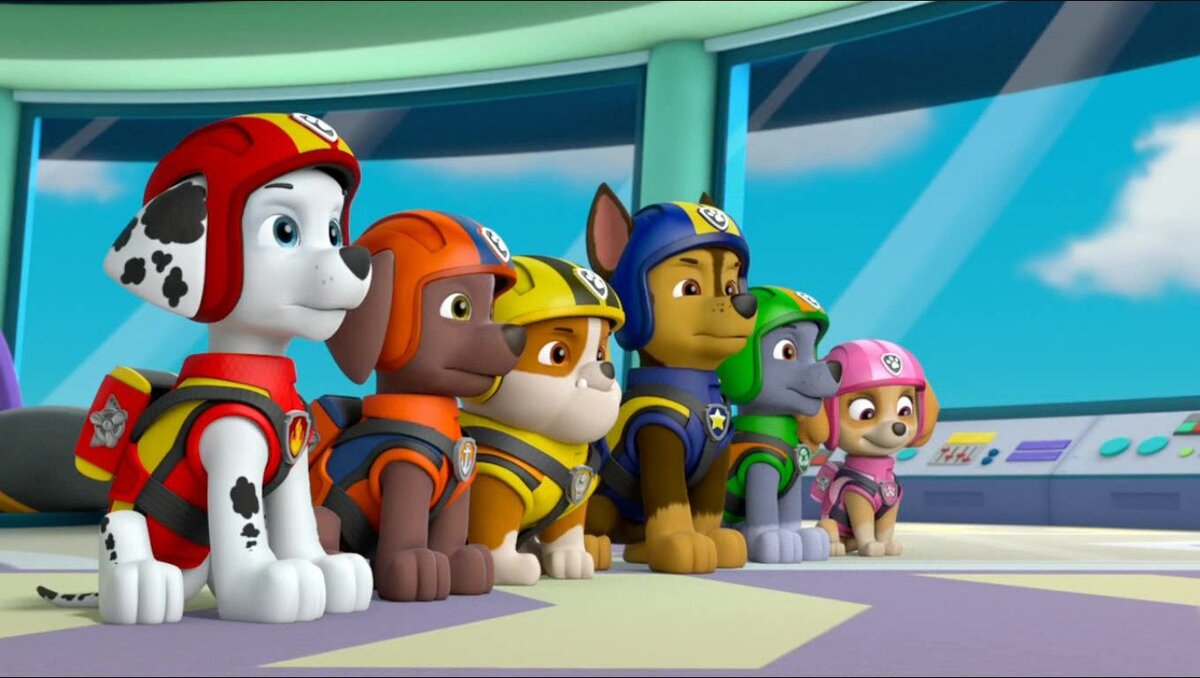 Кадры из мультсериала "Щенячий Патруль" 