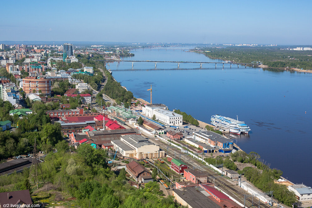 Река Кама. Пермь. Фото автора статьи 