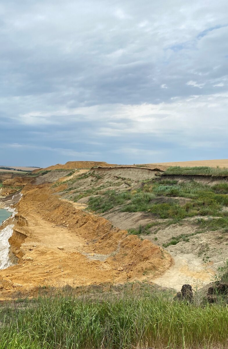 Уступы карьера