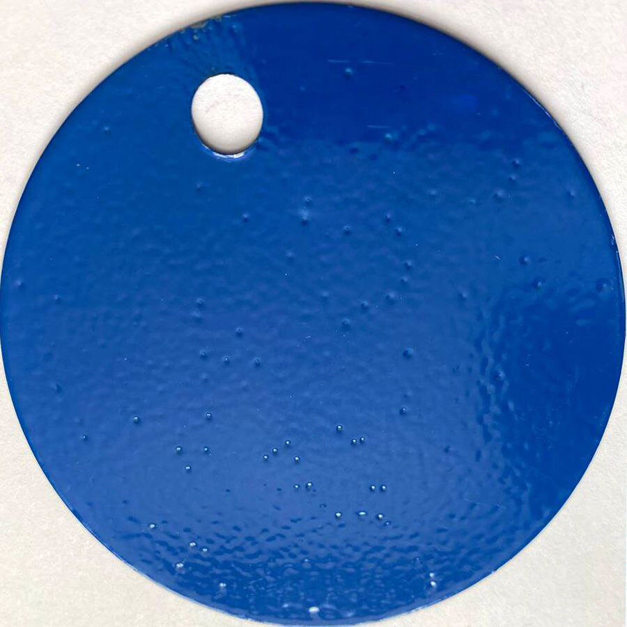 Рис. 3 - Множественные кратеры на порошковом покрытии