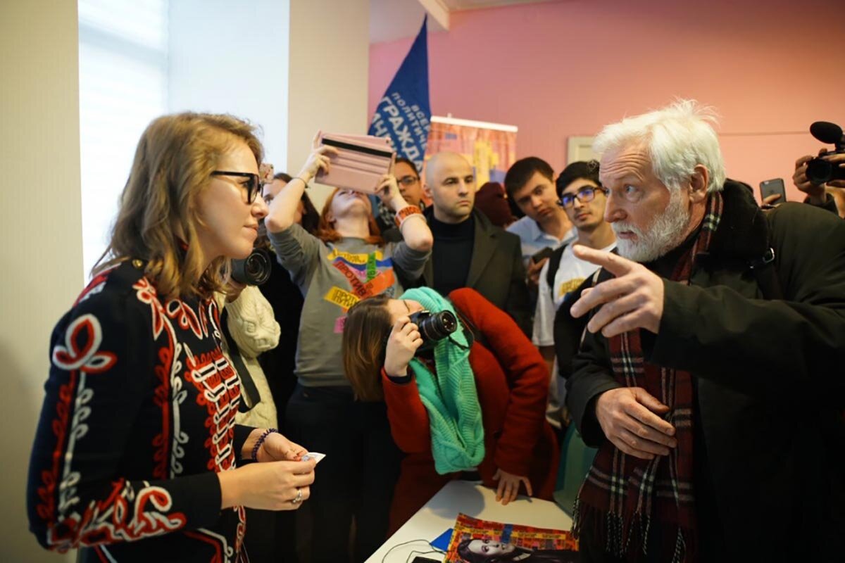 //Фото: твиттер кампании Собчак @kandidatprotiv