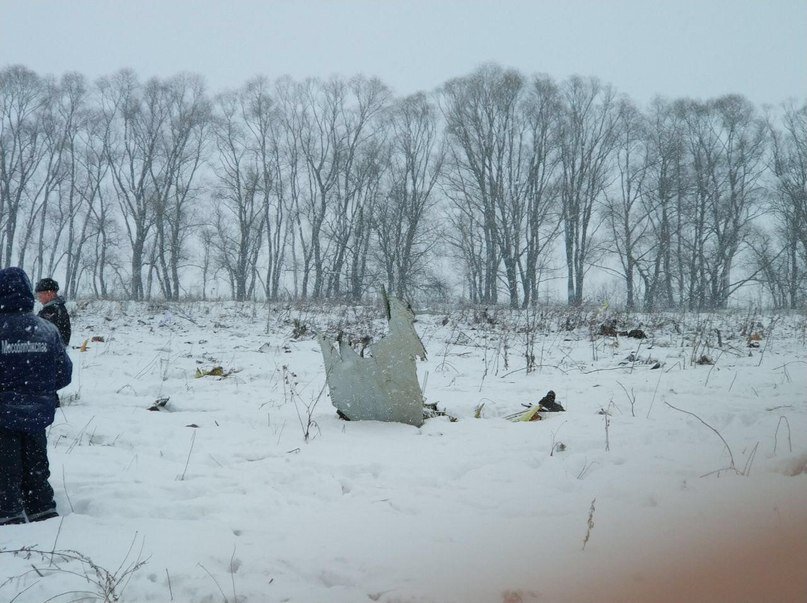 Фото с места падения