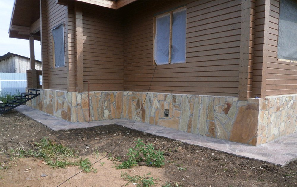 Облицовка цоколя плитняком | Строительный портал RMNT.RU | Дзен