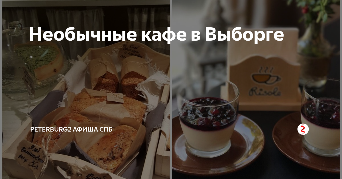 Необычные кафе в Выборге | PETERBURG2 | Дзен