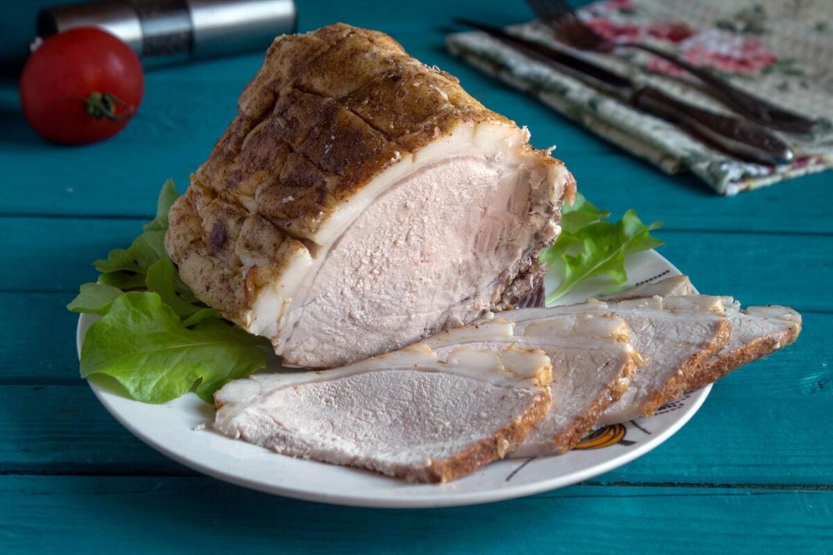Сочная свиная корейка в духовке без кости простой рецепт с фото пошагово