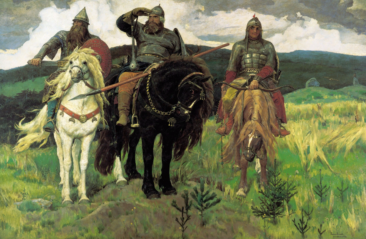 Виктор Васнецов, Богатыри, 1881—1898, Холст, масло. 295,3 × 446 см