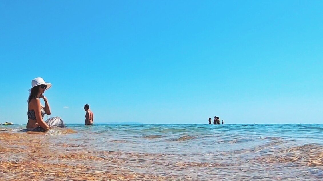 Бугазская коса - БлагаБич - Любимый пляж местных