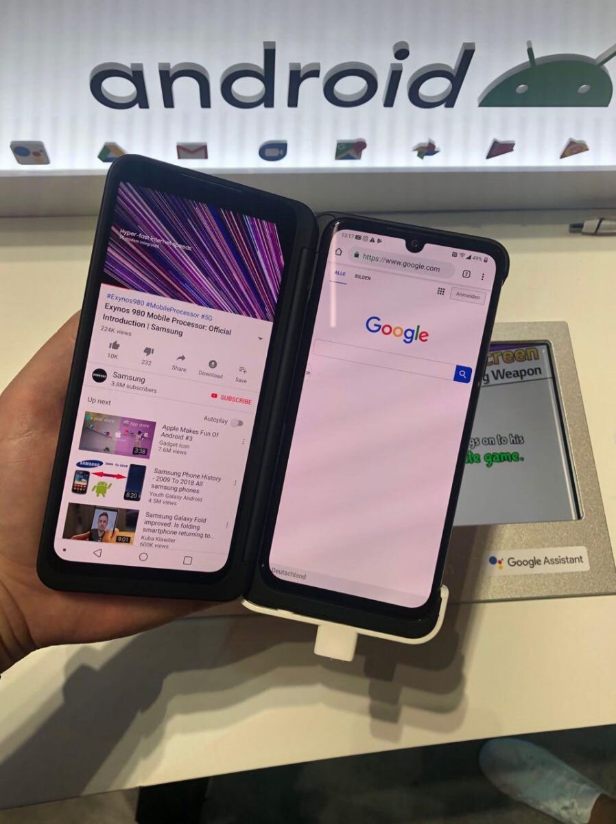 Раскладушка от LG. Флагман с ТРЕМЯ ЭКРАНАМИ. LG G8x ThinQ с подвохом |  Арстайл | Дзен
