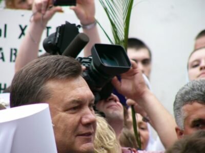 фото: Киев, Киево-печерская лавра, Виктор Янукович на встрече патриарха Московского и всея Руси\ фото из личного архива Aleksandr Tochka ©