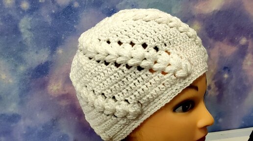 Шапочка по спирали крючком, crochet hat, вязание крючком для начинающих | шапки | Постила