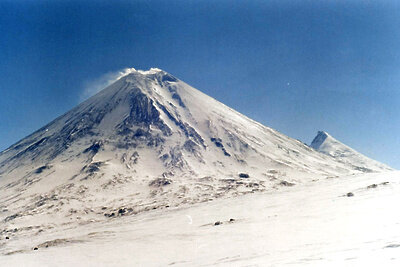   Ключевская сопка на Камчатке © Wikipedia.org