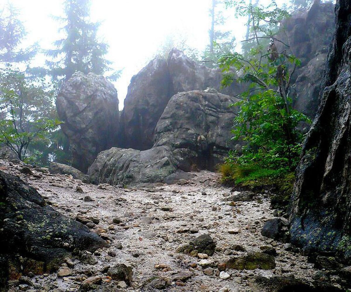 Песочные горки на тропе "Долины сказок"