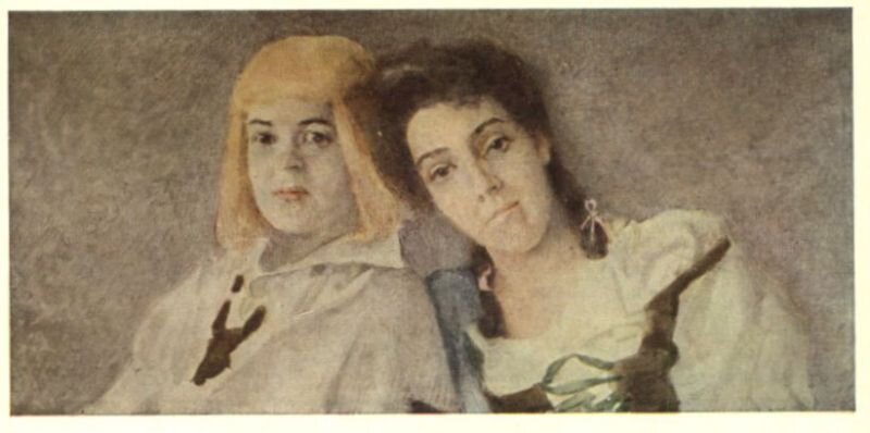 Михаил Врубель «Гензель и Гретель» (певицы Татьяна Любатович и Надежда Забела).