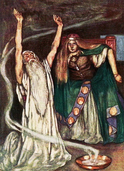 С. Рейд. Королева Мэйв и друид