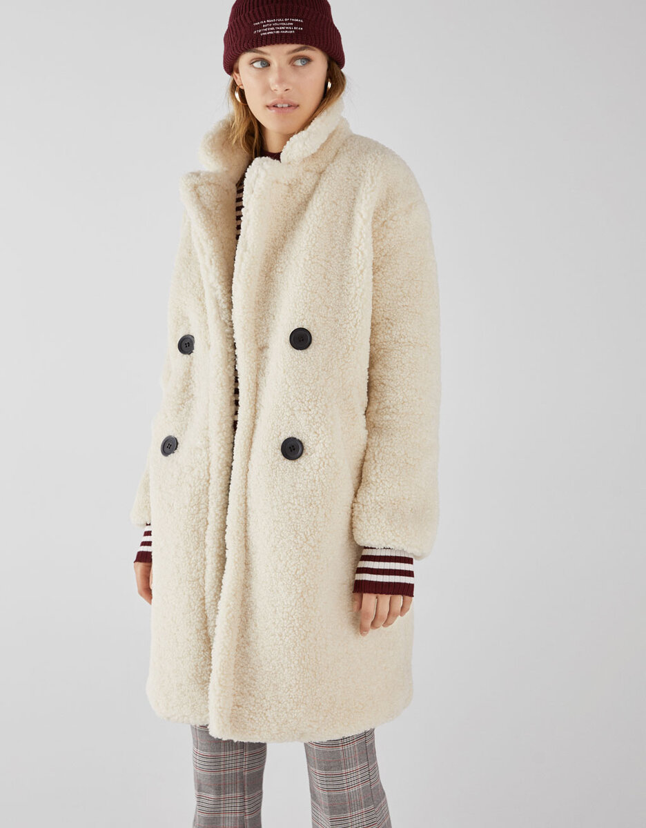 Bershka manteau mouton hot sale