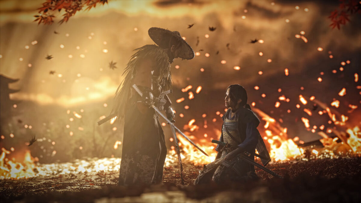 Скриншот из игры Ghost of Tsushima