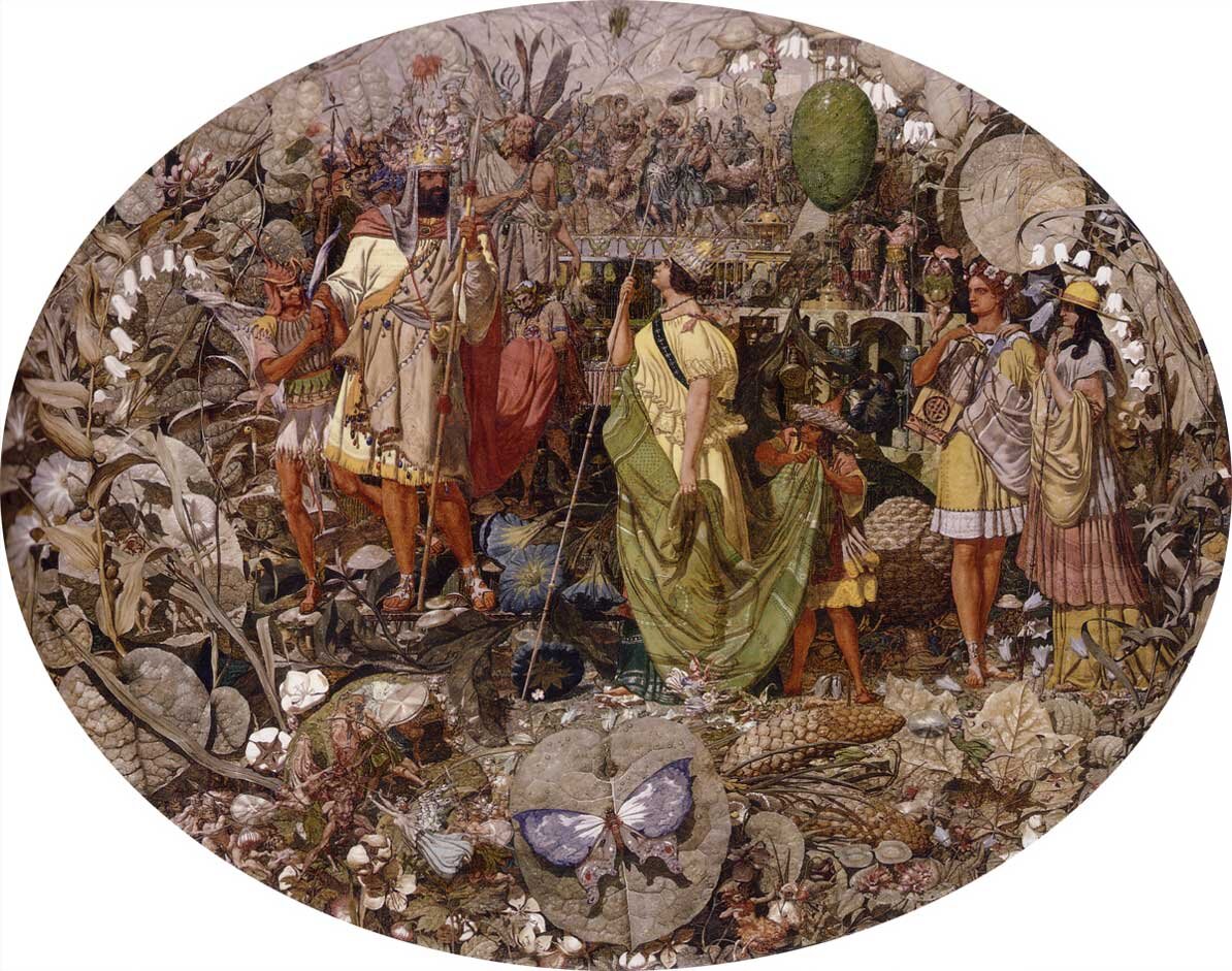 Ричард Дадд. Спор: Оберон и Титания, 1854—1858 Richard Dadd Contradiction Oberon and Titania 1854-1858 