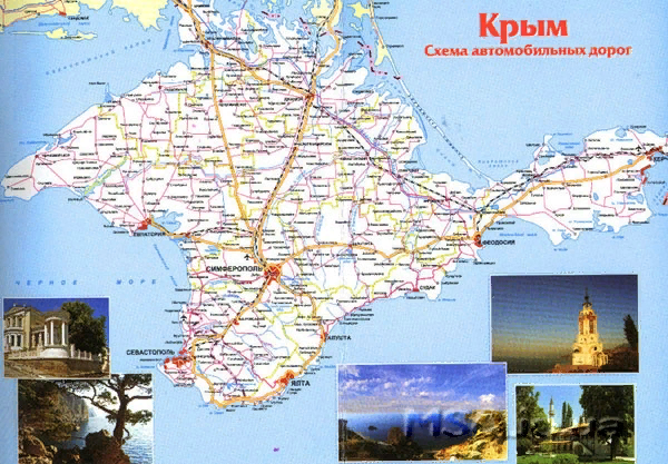 Карта спутник крым 2022