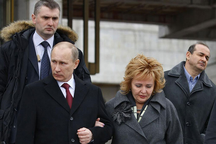 Фото из сети. Владимир Путин с бывшей женой Людмилой.