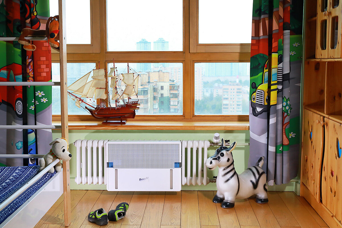 Теплоувлажнитель на батарею — абсолютно бесшумен и безопасен.