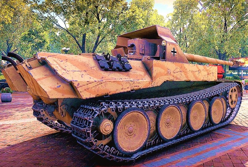 Немецкая ПТ САУ VIII уровня Rheinmetall Skorpion G.