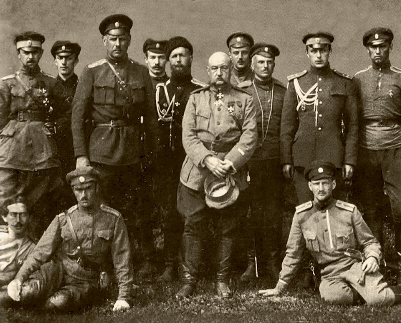 Штаб Северо-Западной армии генерала.