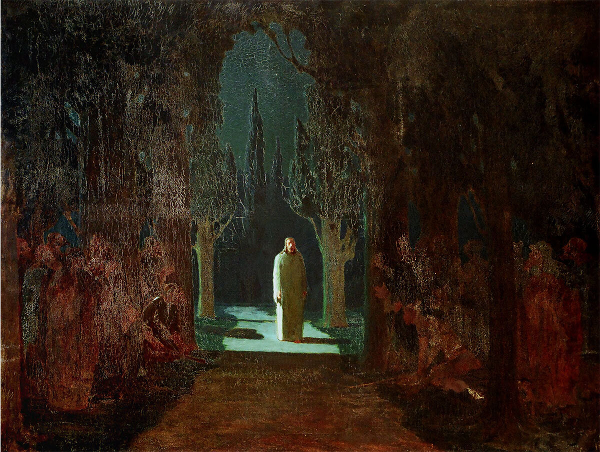 Архип Куинджи, "Христос в Гефсиманском саду", 1901 г.