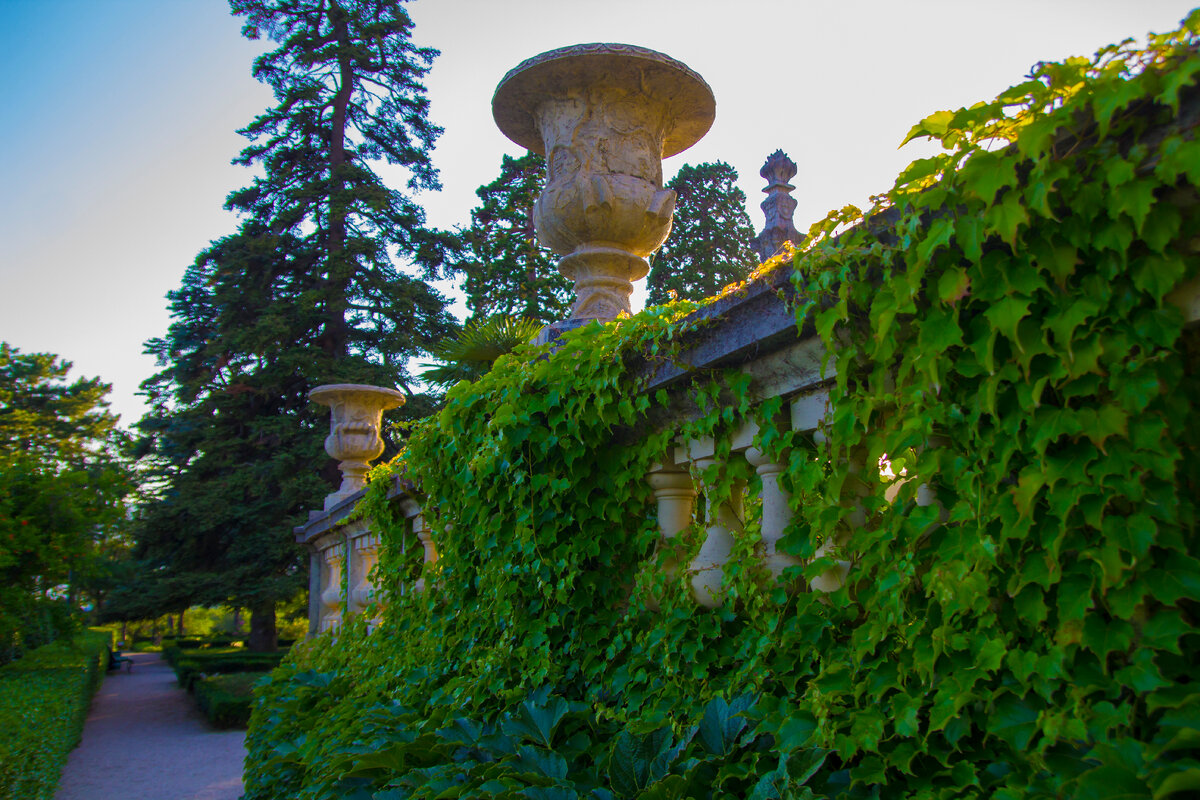 дорожка-спуск в сад