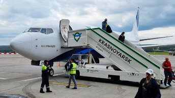 Boeing 737-800 а/к NordStar, рейс Санкт-Петербург - Красноярск