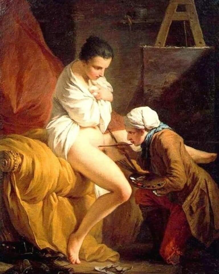 Пьер Сублейра (1699-1749) "Навьюченное седло"