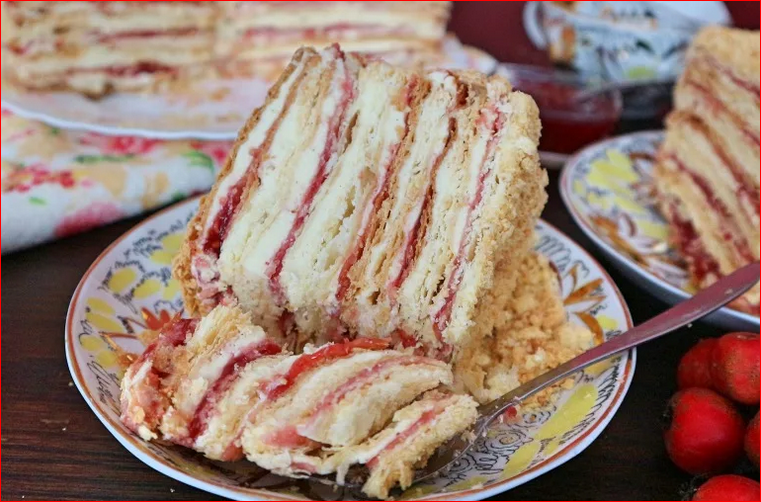 Простой и вкусный слоеный торт СТЁПКА РАСТРЁПКА