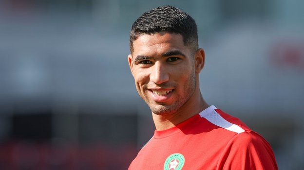    Защитник сборной Марокко Ашраф Хакими.