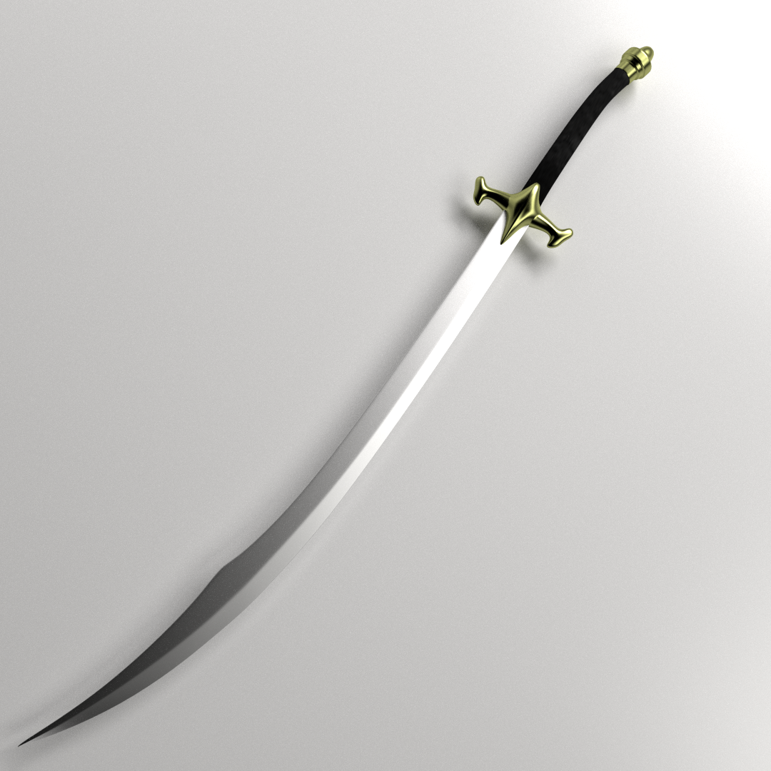 Арабский меч скимитар. Двуручный скимитар. Скимитар оружие. Эльфийский скимитар.