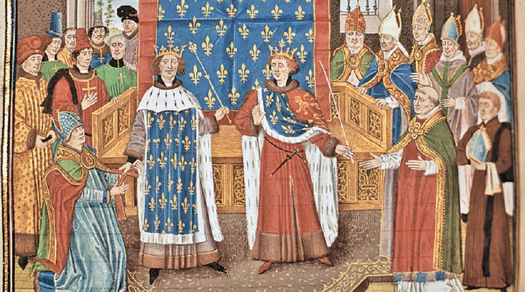 Франция 10 век. Коронация Ричарда Львиное сердце.