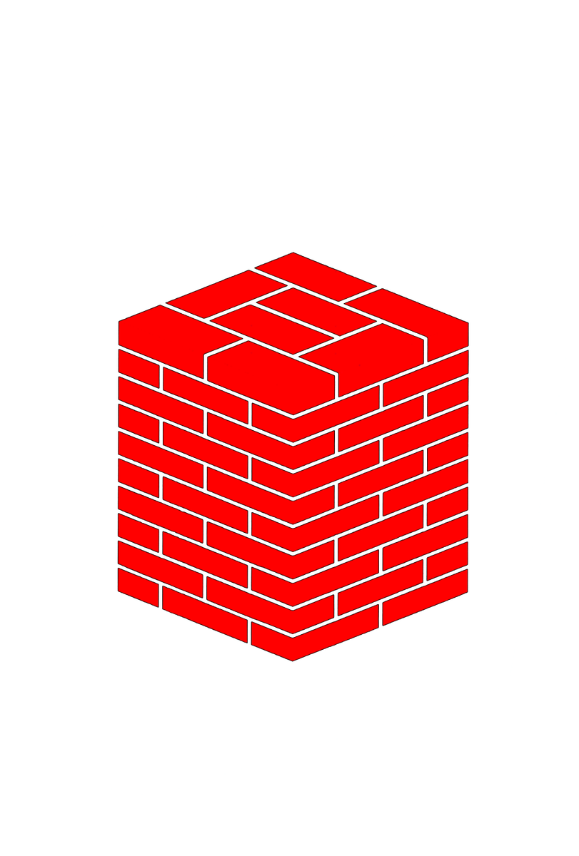 Рис.1. Кирпичный столб.